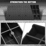 Heavy-Duty Rubber Curb Ramp for Vehicles