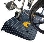 Heavy Duty Rubber Threshold Ramp for Wheelchairs