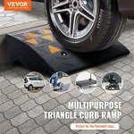 VEVOR Heavy-Duty Rubber Curb Ramp Set 2 Pack