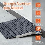 UOKRR Portable Aluminum Wheelchair Threshold Ramp
