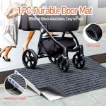 UOKRR Portable Aluminum Wheelchair Threshold Ramp