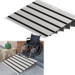 Nuvium 5" Portable Aluminum Wheelchair Ramp