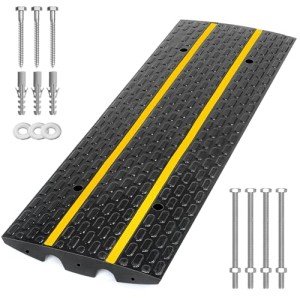 Heavy Duty Rubber Car Ramp - 44000lbs Capacity