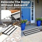 Nuvium 5" Portable Aluminum Wheelchair Ramp