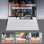 VEVOR 4" Aluminum Threshold Ramp for Wheelchairs