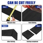 Adjustable 1" Rubber Wheelchair Threshold Ramp