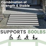 Nuvium 5" Portable Aluminum Wheelchair Ramp