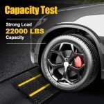 Heavy Duty Rubber Car Ramp - 44000lbs Capacity