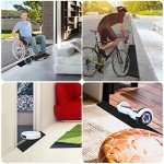 Adjustable 1" Rubber Wheelchair Threshold Ramp