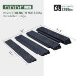 Adjustable Threshold Wheelchair Ramp - 1" to 4" Rise
