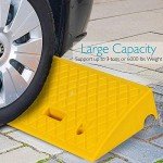 Lightweight Portable Plastic Curb Ramps - 2-Pack