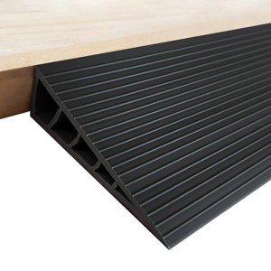 1" Rise Door Threshold Ramp - 36'' Black
