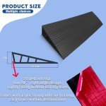 1" Rise Door Threshold Ramp - 36'' Black