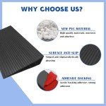 1" Rise Door Threshold Ramp - 36'' Black