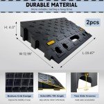 4" Heavy-Duty 2-Piece Portable Curb Ramp