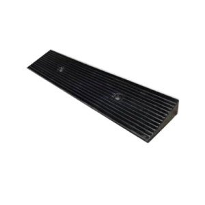 1.2'' Solid Rubber Wheelchair Threshold Ramp - 1500 LBS Capacity
