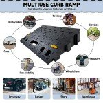 4" Heavy-Duty 2-Piece Portable Curb Ramp