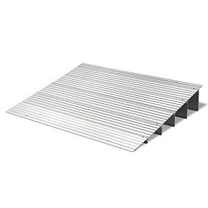 Adjustable 5" Wheelchair Threshold Ramp, 700LBS Capacity