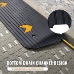 VEVOR 1.5" Rubber Threshold Ramp for Wheelchairs