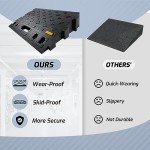 4" Heavy-Duty 2-Piece Portable Curb Ramp