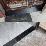 1.2'' Solid Rubber Wheelchair Threshold Ramp - 1500 LBS Capacity