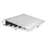 Adjustable 5" Wheelchair Threshold Ramp, 700LBS Capacity