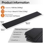 Non-Slip Rubber Threshold Ramp for Wheelchairs and Scooters