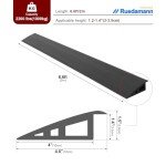 Ruedamann 6.6 Ft Rubber Threshold Ramp Strip