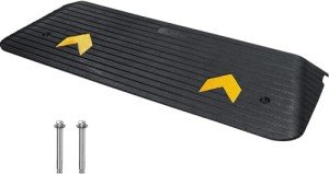 VEVOR 2" Rubber Threshold Ramp for Wheelchairs