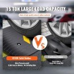 VEVOR 2" Rubber Threshold Ramp for Wheelchairs