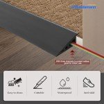 Ruedamann 6.6 Ft Rubber Threshold Ramp Strip