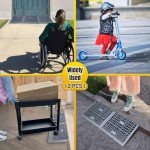 Modular Threshold Wheelchair Ramps for Home Steps
