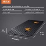 VEVOR 2" Rubber Threshold Ramp for Wheelchairs
