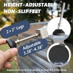 Adjustable Aluminum Threshold Ramp for Wheelchairs