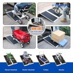 Wider Portable Wheelchair Ramp with Non-Skid Surface
