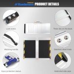 Wider Portable Wheelchair Ramp with Non-Skid Surface