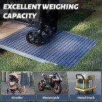 Adjustable Aluminum Threshold Ramp for Wheelchairs
