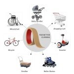 Self-Adhesive 3.3Ft Doorway Threshold Ramp