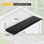 Magic Union Rubber Threshold Ramp for Wheelchairs