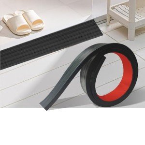 Adjustable Rubber Threshold Ramp for Wheelchairs and Scooters