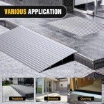 Portable Aluminum Wheelchair Door Threshold Ramp 3" Rise