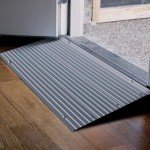 Portable Aluminum Wheelchair Door Threshold Ramp 3" Rise
