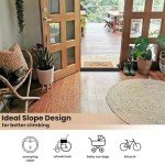 Adjustable Rubber Threshold Ramp for Wheelchairs and Scooters