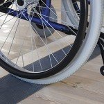 Solid Rubber Wheelchair Ramp for Doorways and Steps