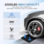 Heavy Duty 0.6" Rubber Wheelchair Door Ramp