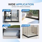 Heavy Duty 0.6" Rubber Wheelchair Door Ramp