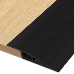 Self-Adhesive Floor Transition Strips - 36 Inch Black