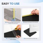Heavy Duty 0.6" Rubber Wheelchair Door Ramp