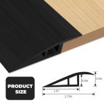 Self-Adhesive Floor Transition Strips - 36 Inch Black