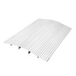 2" Rise Aluminum Wheelchair Entry Ramp, 800Lbs Capacity